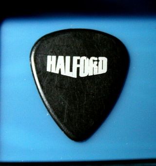 Rob Halford // Ray Riendeau Custom Tour Guitar Pick // Black/white Gary Hoey