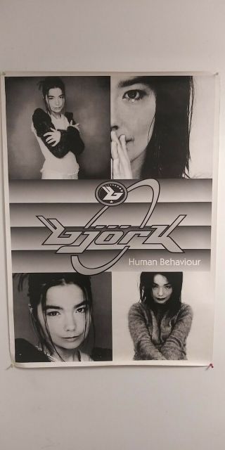 Bjork Poster Human Behavior 25x35