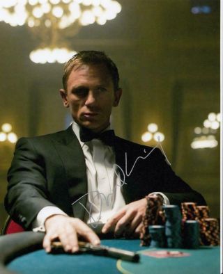 Daniel Craig Signed 8x10 Photo James Bond/007