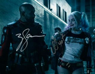 Will Smith Margot Robbie 8x10 Autographed Signed 8x10 Photo Picture And