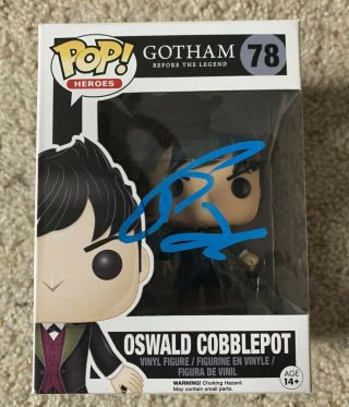 Robin Lord Taylor Signed Autographed Oswald Cobblepot Gotham Funko Pop