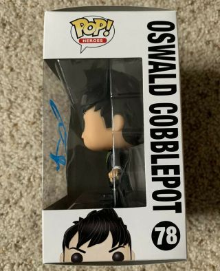 Robin Lord Taylor Signed Autographed Oswald Cobblepot Gotham Funko Pop 3