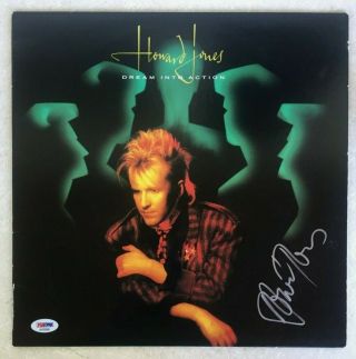 HOWARD JONES Autographed Signed DREAM INTO ACTION Vinyl LP Record Album PSA DNA 3