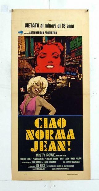 Italy Playbill - Goodbye Norma Jean - Misty Rowe - Marilyn Monroe - Us Drama - B93 - 33