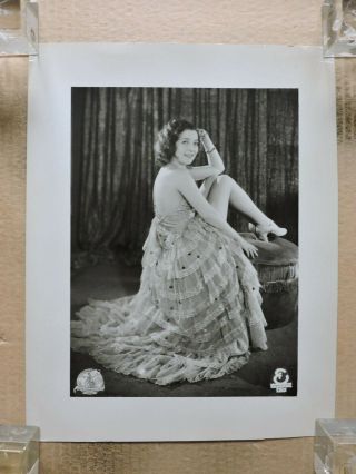 Martha Eggerth Large Size Dw Leggy Pinup Portrait Photo 1931