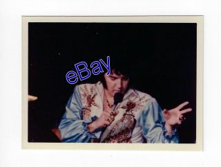 Elvis Presley Concert Photo - White Bicentennial Suit 1976 - Jim Curtin