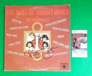 Tommy James Signed " Best Of Tommy James & The Shondells " Album With Jsa Psa