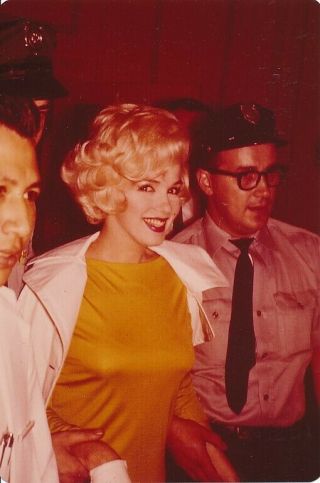 Marilyn Monroe Rare 1950s Color Press Snapshot Photo