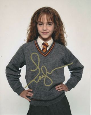 Emma Watson Harry Potter Signed Autographed 8x10 Photo E225