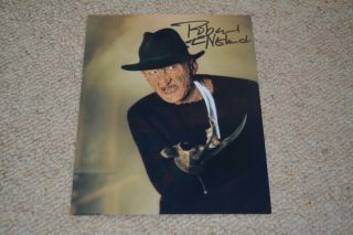 Robert Englund Signed Autograph 8x10 In Person Nightmare On Elm Street