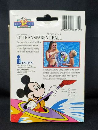Intex Disney Mickey Mouse Colored Transparent 24 