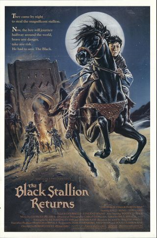 The Black Stallion Returns 1983 27x41 Orig Movie Poster Fff - 58375 Fine