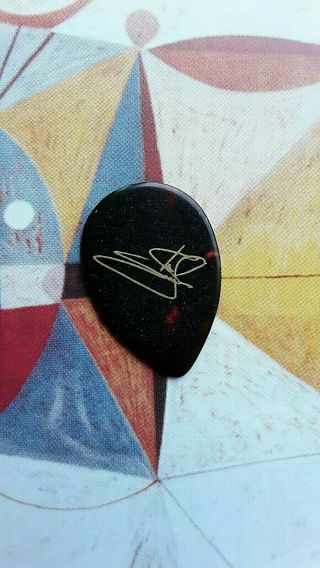 TOTO Steve Lukather 99 - 00 tour teardrop tort guitar pick 2