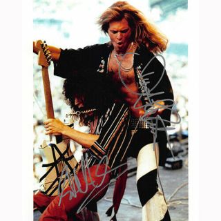 David Lee Roth & Eddie Van Halen (49078) - Autographed In Person 8x10 W/