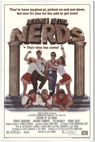 Revenge Of The Nerds 1984 27x41 Orig Movie Poster Fff - 74721 Robert Carradine