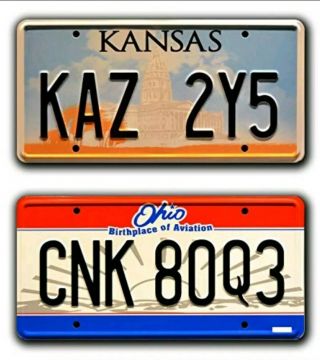 Supernatural Impala License Plates