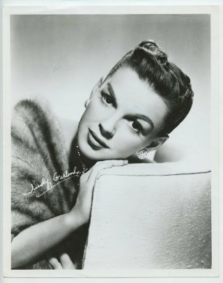 Judy Garland Photo 1954 A Star Is Born Publicity Portrait Vintage