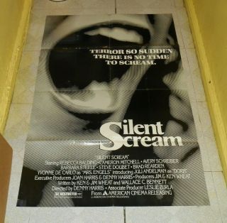 Silent Scream Movie Poster Barbara Steele Yvonne De Carlo