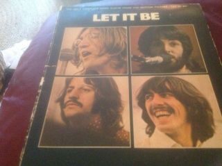 Let It Be,  The Only Complete Song Album From The Motion Picture,  1969 Book