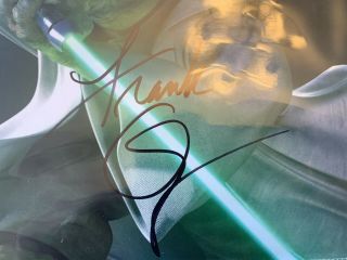 Star Wars Yoda Frank Oz Authentic Hand Signed Autograph w/ 8x10 Photo 2