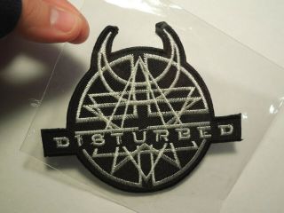 Disturbed Band Logo Patch Size Is 4 " X 3.  5 "