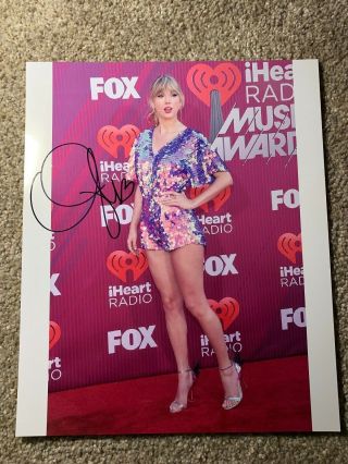 Taylor Swift Signed Autograph Photo With Lover