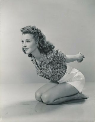 Julie Bishop \vintage 1940s Bert Six Leggy Warner Bros.  Portrait Photo