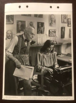 Vitagraph Photo Barbara Stanwyck Vintage Typewriter