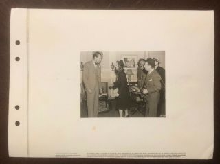 Vitagraph Photo 1941 Meet John Doe Barbara Stanwyck Gary Cooper 4x5