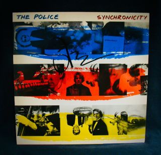 Sting Autographed Synchronicity Album (near) A&m Sp 3735 The Police