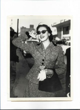1940s Linda Darnell Exquisite Glamour Vintage Photo 151