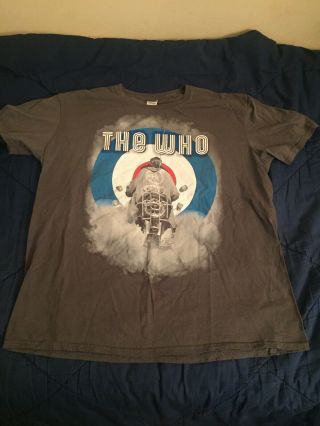The Who Quadrophenia North American Tour 2012/2013 T - Shirt Size Xl