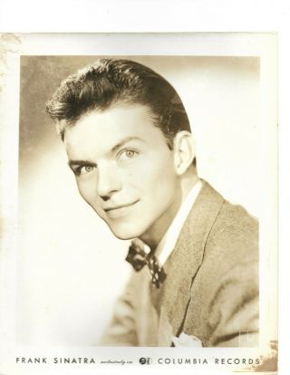 1940s Frank Sinatra Glamour Exquisite Vintage Photo 139