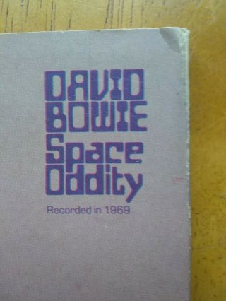 vtg DAVID BOWIE Rare 1st press RCA 1972 Vinyl LP Space Oddity very good excellen 4