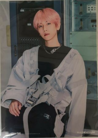 M Superm (taemin Nct Exo Wayv) Seoul Pop - Up A4 Poster Baekhyun