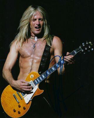 Gfa Whitesnake Dio Guitarist Doug Aldrich Signed 8x10 Photo Proof A8