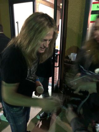 GFA Whitesnake Dio Guitarist DOUG ALDRICH Signed 8x10 Photo PROOF A8 2