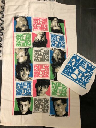 Vintage Rare 1989 Kids On The Block Nkotb Towel,  Washcloth