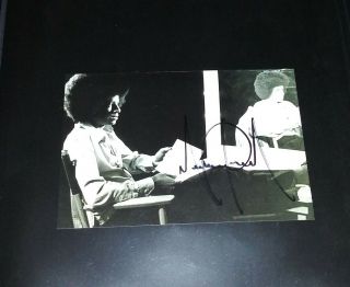 Michael Jackson Autographed 4x6 Photo Authentic