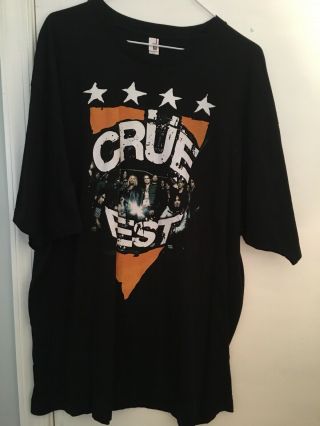 Vintage Motley Crue Concert Shirt - - Crue Fest 2008 - Xxl