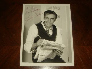 Rare Jerry Orbach Signed 8 X 10 Publicity Photo Law And Order Autograph 42nd St
