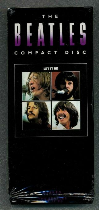 The Beatles - " Let It Be " - Empty Longbox No Cd Long Box Only