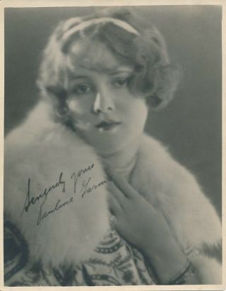 Pauline Garon Silent Starlet Vintage 1920s Studio Dbw Portrait Photo