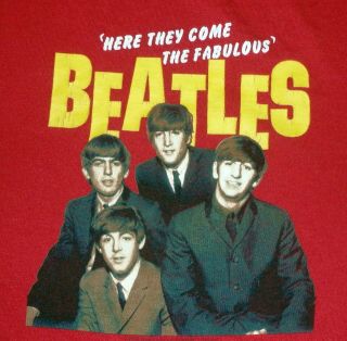 The Beatles Shirt 1964 Tour Dates On The Back