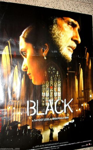 Black Bollywood Poster 2 Amitabh Bachchan Rani Mukerjee
