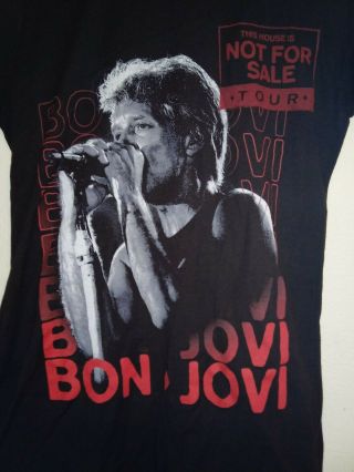 Womens Bon Jovi This House Is Not 2018 Size Small Tour T Shirt 2