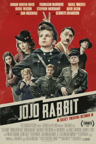Jojo Rabbit 27 X 40 " Movie Poster D/s Taika Waititi 2019