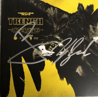 Twenty One Pilots Trench Signed Autographed Cd Tyler Joseph Josh Dun