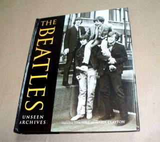 Rare Vintage Beatles Unseen Archives Book With Black Spine,  John Lennon,  Ringo