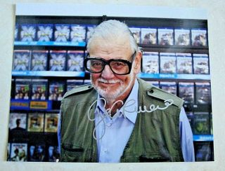 George A.  Romero / Night Of The Living Dead / Signed 8x10 Celebrity Photo /